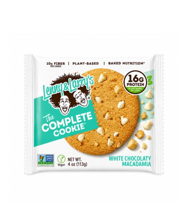 Lenny & Larry’s The Complete Cookie White Chocolaty Macadamia 12x113g