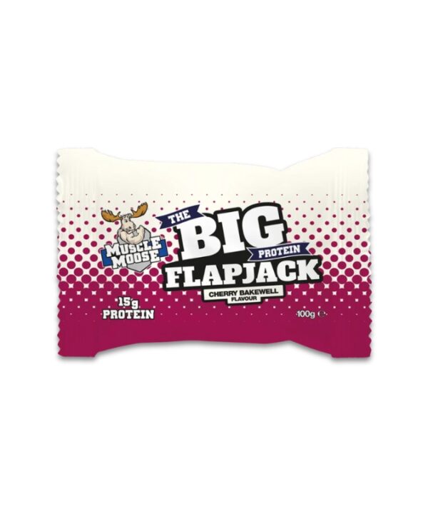 Muscle Moose Big Protein Flapjack Cherry Bakewell 12x100g