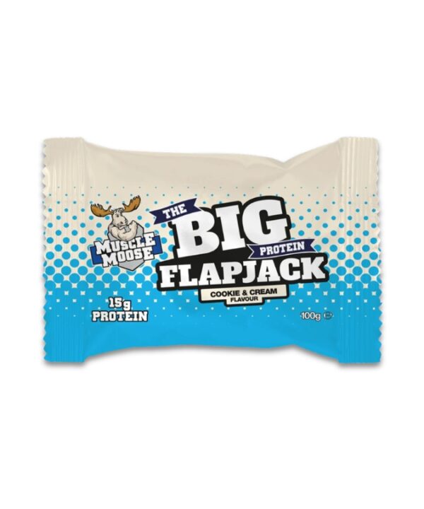 Muscle Moose Big Protein Flapjack Cookies & Cream 12x100g