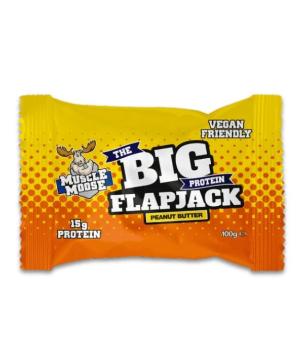 Muscle Moose Big Protein Flapjack Peanut Butter Vegan 12x100g