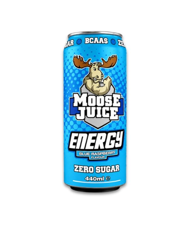 Muscle Moose - Moose Juice Energy Blue Raspberry 12x440ml