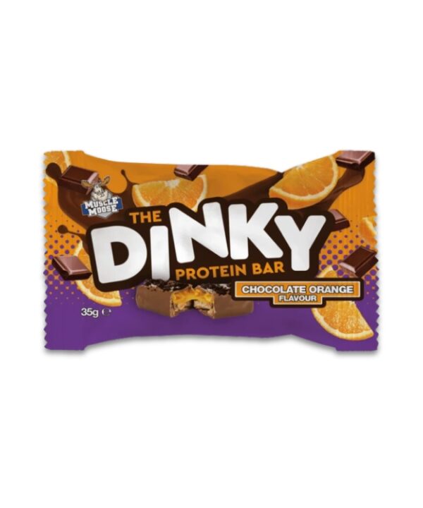 Muscle Moose The Dinky Protein Bar Chocolate Orange 12x35g