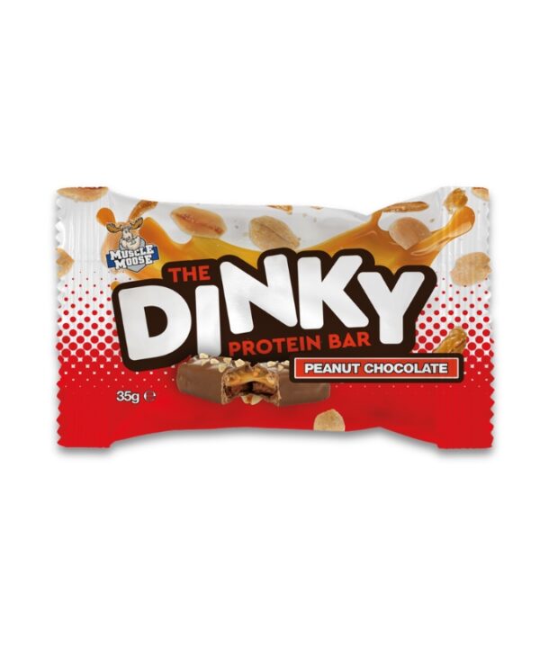 Muscle Moose The Dinky Protein Bar Peanut Chocolate 12x35g
