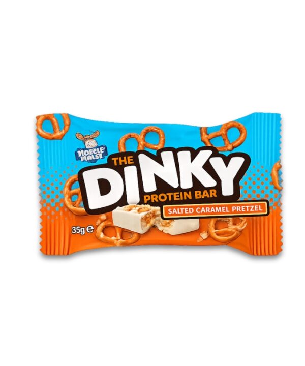 Muscle Moose The Dinky Protein Bar Salted Caramel Pretzel 12x35g
