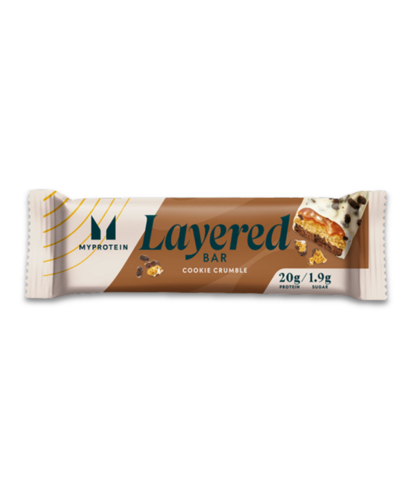 Myprotein Layered Bars Cookie Crumble 12x60g