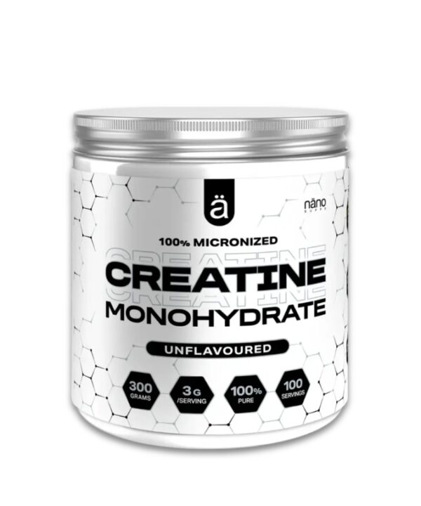 NanoSupps 100% Micronized Creatine Monohydrate Unflavoured 1x300g