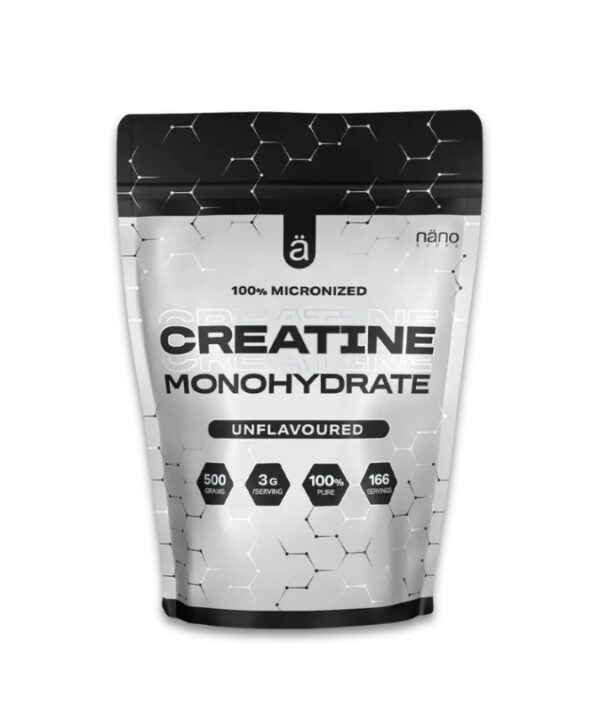 NanoSupps 100% Micronized Creatine Monohydrate Unflavoured 1x500g