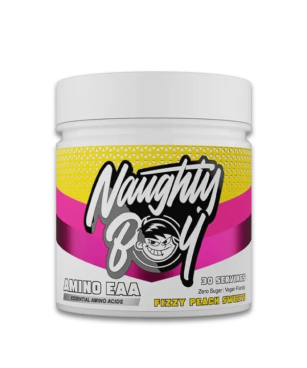 Naughty Boy Amino EAA Fizzy Peach Sweets 1x345g
