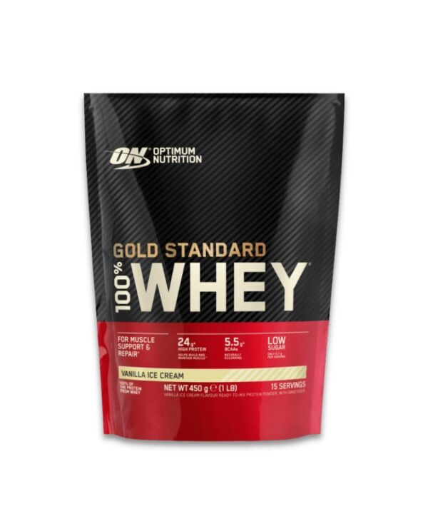 Optimum Nutrition 100% Whey Gold Standard Vanilla Ice Cream 1x450g