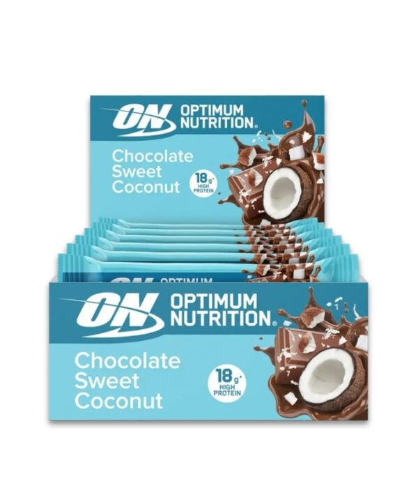 Optimum Nutrition Coconut Protein Bar Chocolate Sweet Coconut 12x59g