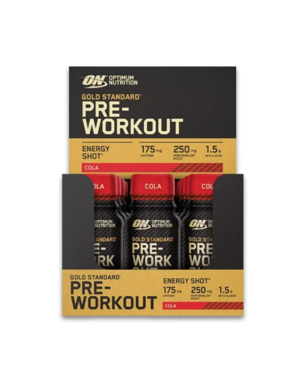 Optimum Nutrition Gold Standard Pre-Workout Shot Cola 12x60ml