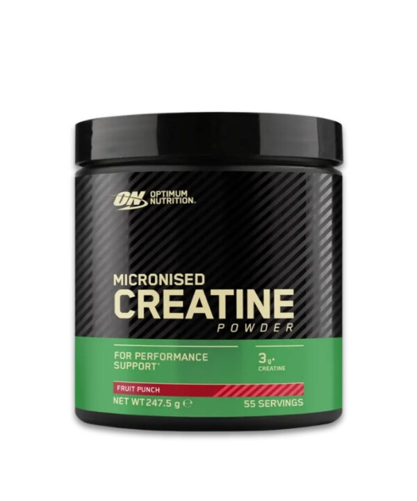 Optimum Nutrition Micronised Creatine Powder - Flavoured Fruit Punch 1x247,5g