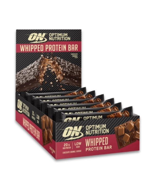 Optimum Nutrition Whipped Protein Bar Chocolate Caramel 10x60g