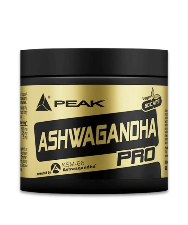 PEAK Ashwagandha Pro Unflavoured 1x60 Caps