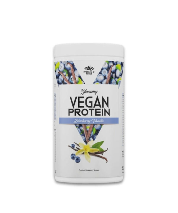 PEAK Yummy Vegan Protein Blueberry Vanilla 1x450g