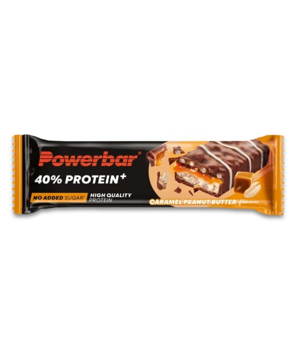 Powerbar 40% Protein + Crisp Bar Caramel Peanut Butter 12x40g