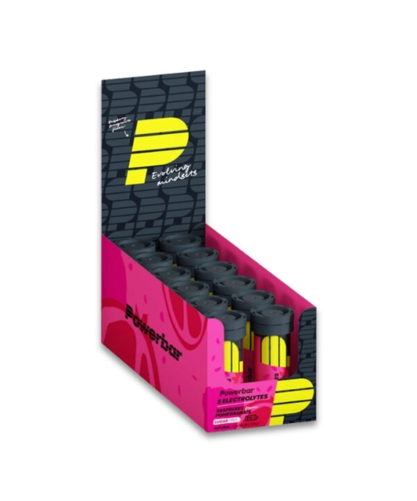 Powerbar 5 Electrolytes Sports Drink Raspberry Pomegranate 12x10 Tabs