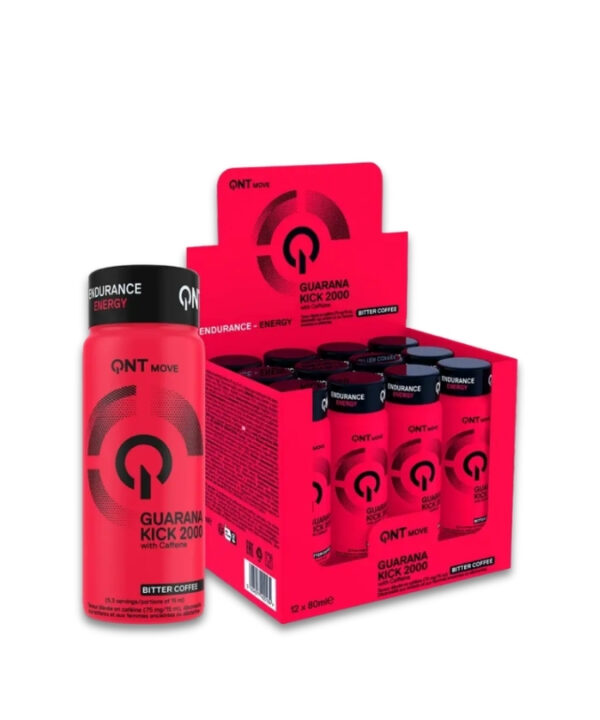 QNT Guarana Kick Shot 2000mg Bitter Coffee 12x80ml