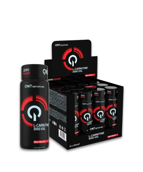 QNT L-Carnitine Shot 3000mg Red Fruits 12x80ml