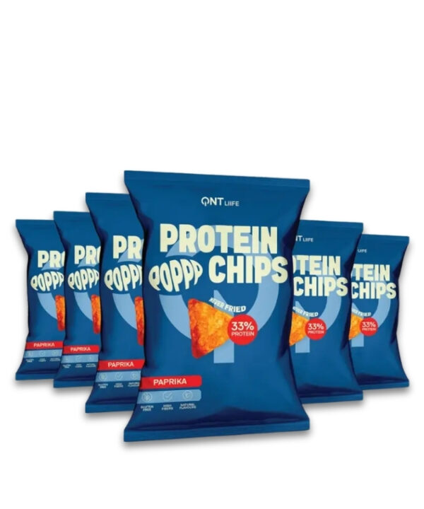 QNT Protein Chips Paprika 12x50g