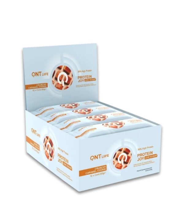 QNT Protein Joy Bars Caramel Cookie Dough 12x60g