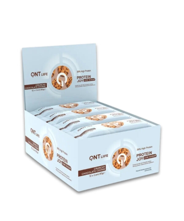 QNT Protein Joy Bars Crunchy Chocolate Cookie 12x60g