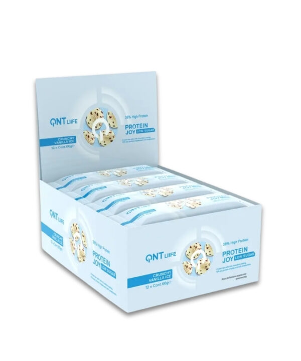 QNT Protein Joy Bars Crunchy Vanilla Ice 12x60g