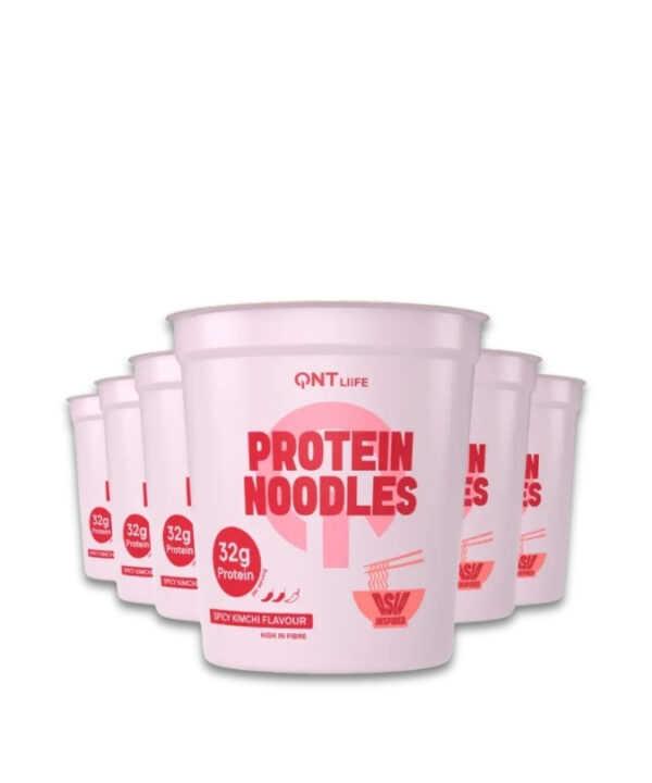 QNT Protein Noodles Spicy Kimchi 12x62g
