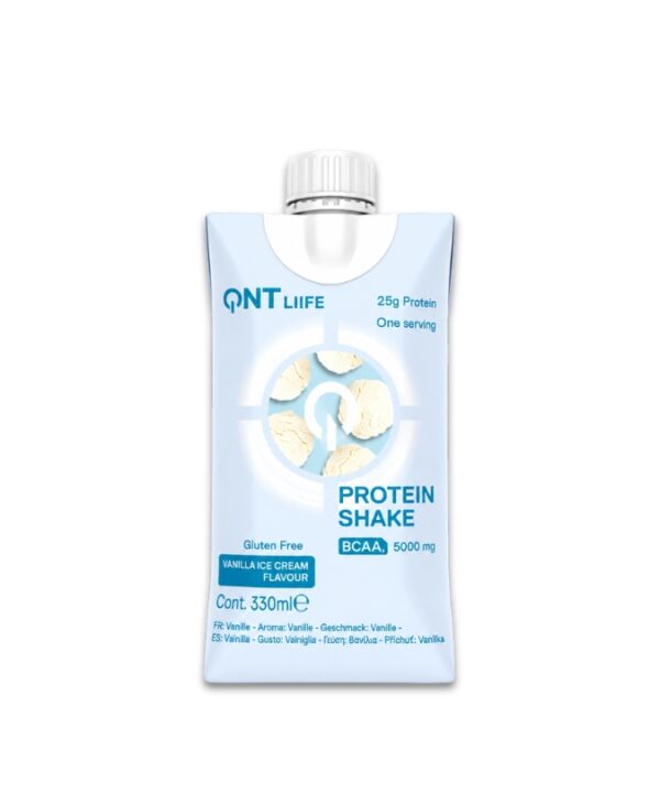 QNT Protein Shake Vanilla Ice Cream 12x330ml