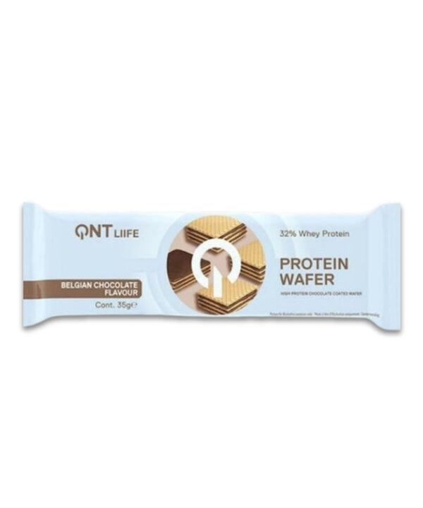 QNT Protein Wafer Bar Belgian Chocolate 12x35g