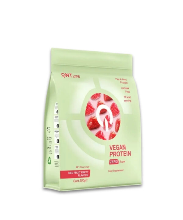 QNT Vegan Protein Powder Red Fruits Party 1x500g