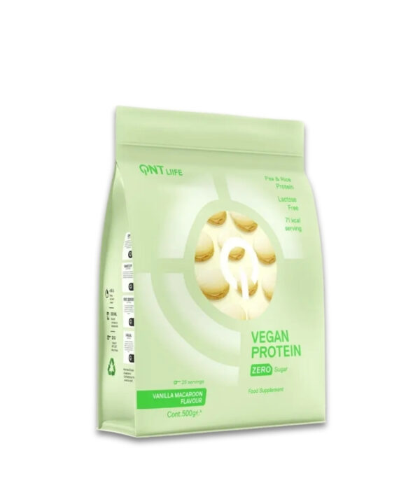 QNT Vegan Protein Powder Vanilla Macaroon 1x500g