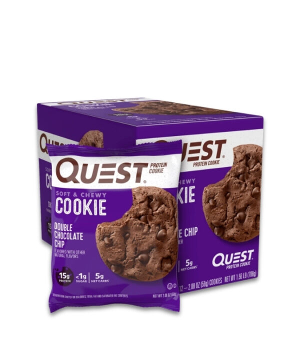 QUEST Protein Cookie Double Chocolate Chip 12x59g