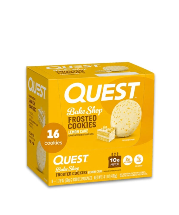 QUEST Protein Frosted Cookies Lemon Cake 8x25g