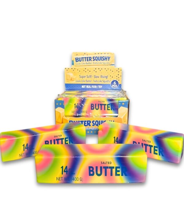 TikTok Viral Squishy Butter XL Rainbow 1x6