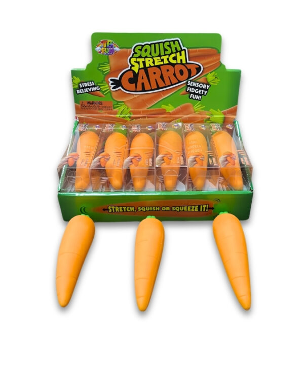 TikTok Viral Stretch Carrot Squishy 1x12