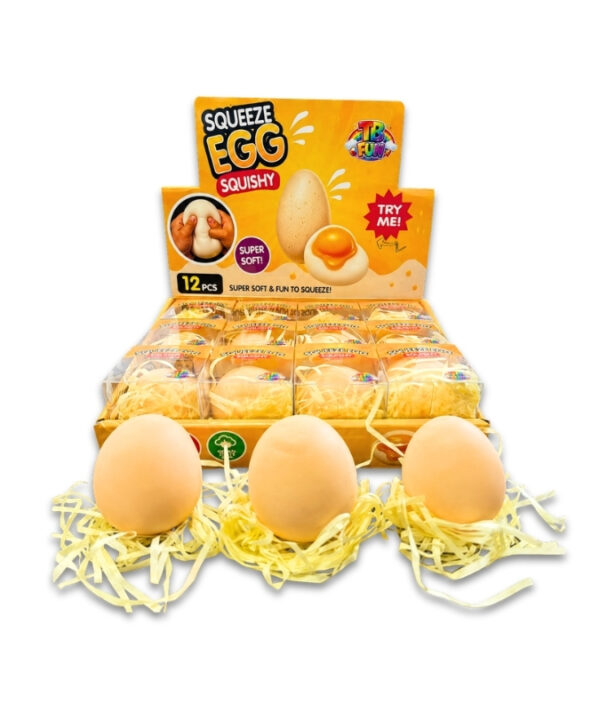 TikTok Viral Squeeze Egg Squishy 1x12
