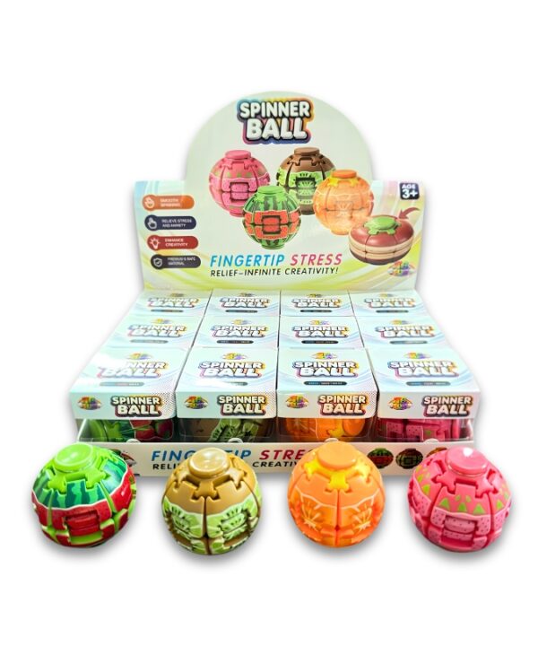 Viral TikTok Fidget Fruit Spinner Ball 1x12