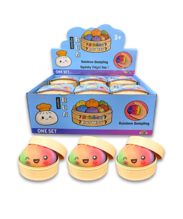 Viral Squishy Dumpling Rainbow 1x12