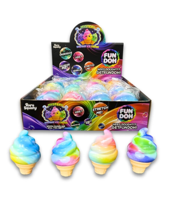 Fun Doh TikTok Viral Mystery Ice Cream Squishy 1x12