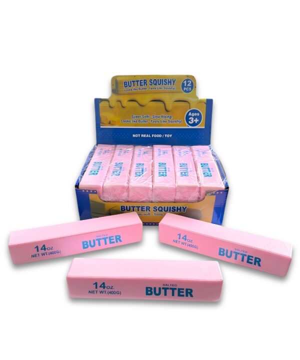 TikTok Viral Squishy Butter Medium Pink 1x12