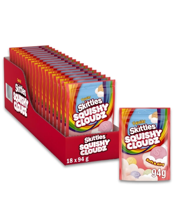 Skittles Squishy Cloudz Fruits 18 x 94g