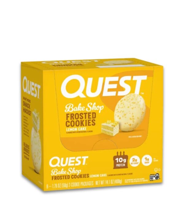 QUEST Protein Frosted Cookies Lemon Cake 8x50g