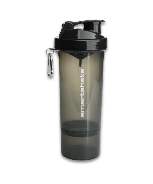Smartshake Slim Gunsmoke Black 1x500ml Shaker