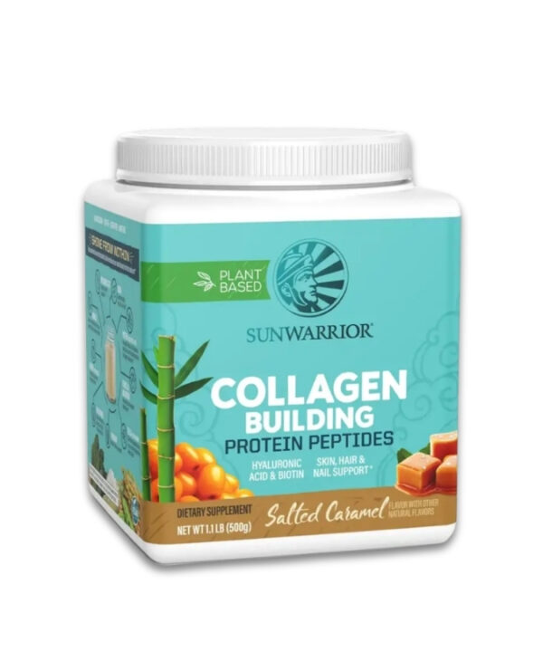 Sunwarrior Collagen Building Protein Peptides Salted Caramel 1x500g