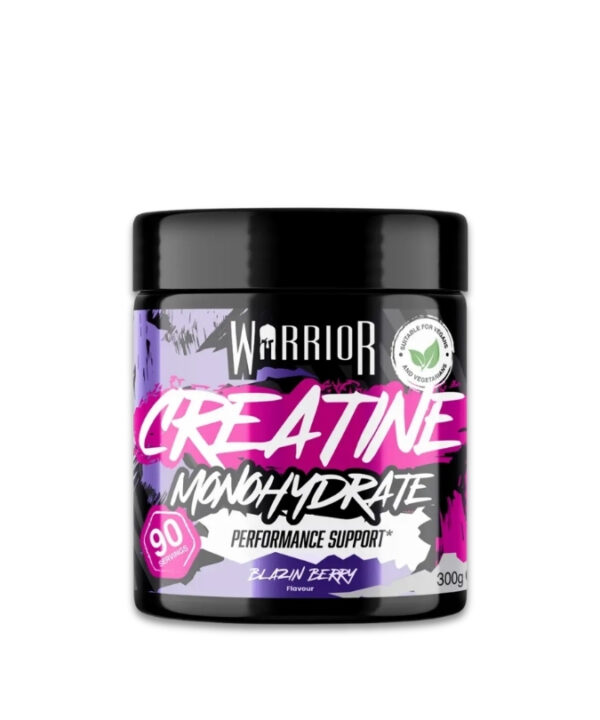 Warrior Creatine - Flavoured Blazin' Berry 1x300g