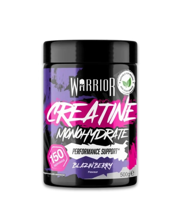 Warrior Creatine - Flavoured Blazin' Berry 1x500g