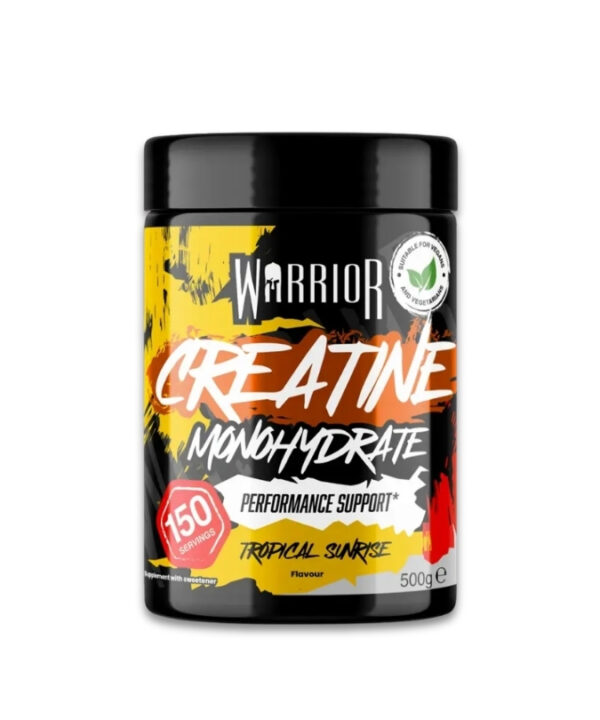 Warrior Creatine - Flavoured Tropical Sunrise 1x500g