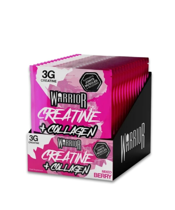 Warrior Creatine Plus Collagen - Sachets Mixed Berry 1x15 Sachets