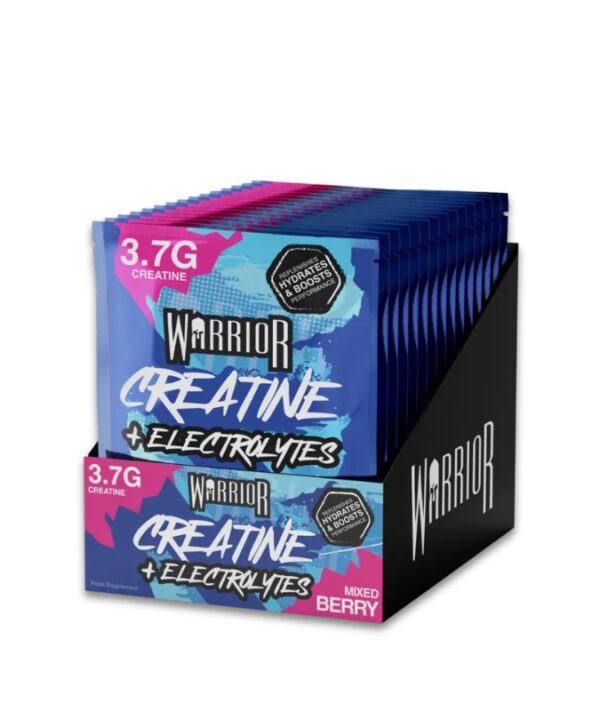 Warrior Creatine Plus Electrolytes Sachets Mixed Berry 1x15 Sachets
